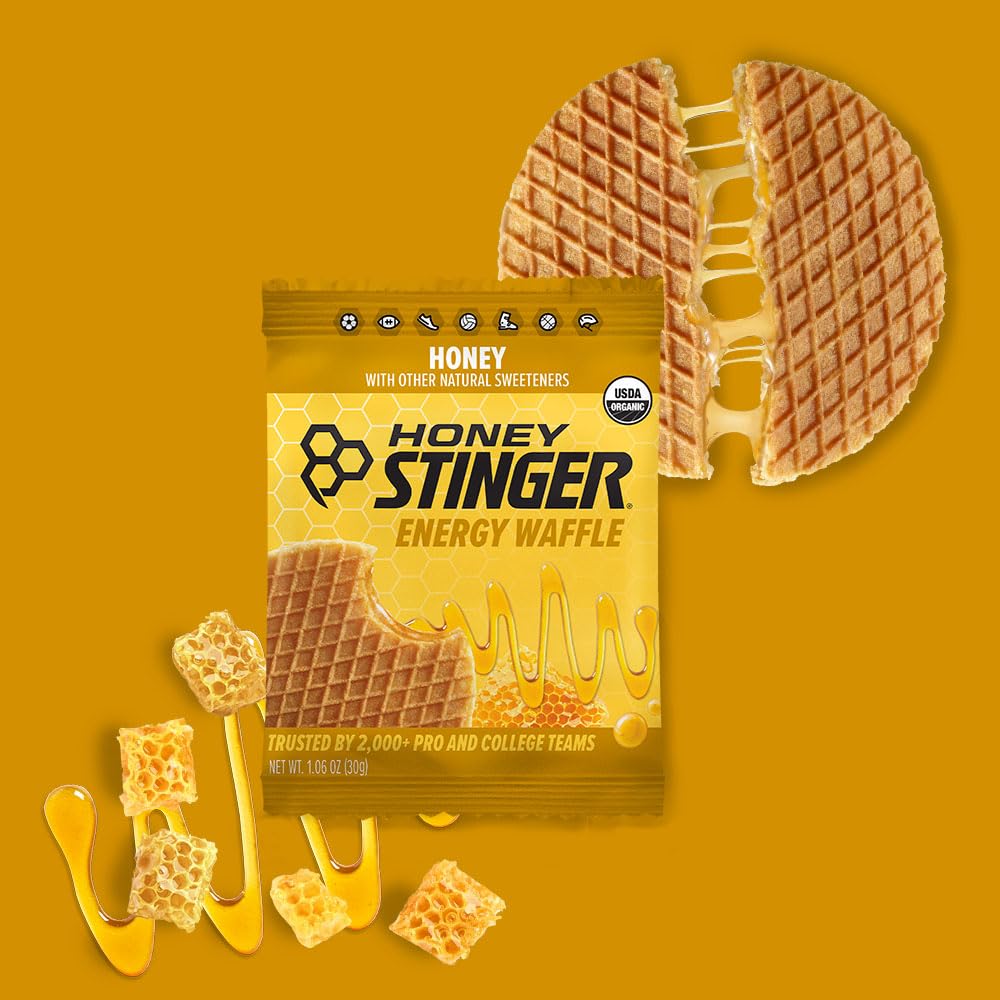 Honey Stinger porción individual abierta lista para comer y fácil transporte