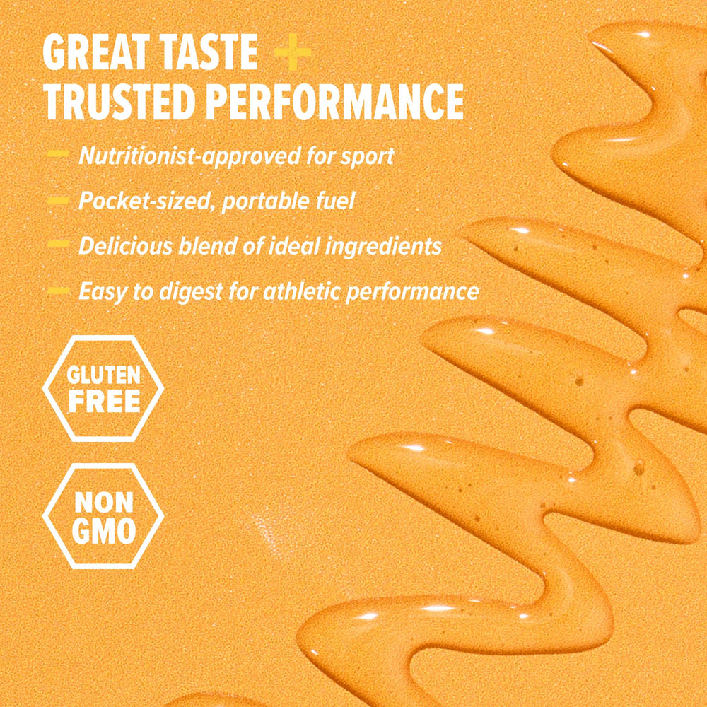 Honey Stinger detalle del sobre y textura del gel destacando fácil absorción