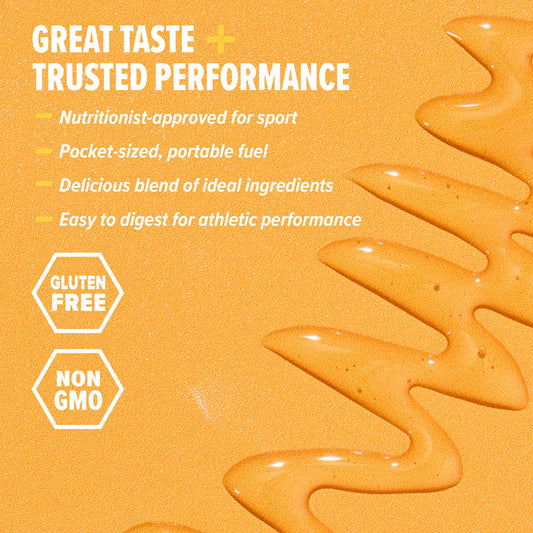 Honey Stinger detalle del sobre y textura del gel destacando fácil absorción
