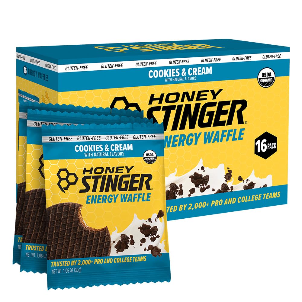 Honey Stinger empaque frontal mostrando paquete y beneficio energético