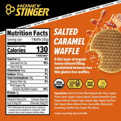 Honey Stinger waffle en mano durante entrenamiento ofrece energía rápida