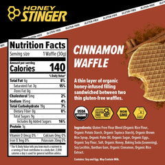 Honey Stinger detalle del relleno meloso y textura crujiente para sabor