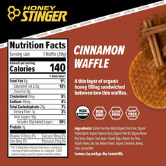 Honey Stinger surtido de sabores alineados para elegir según preferencia