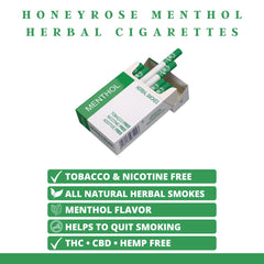 Honeyrose menthol detalle del filtro mentolado que aporta frescura