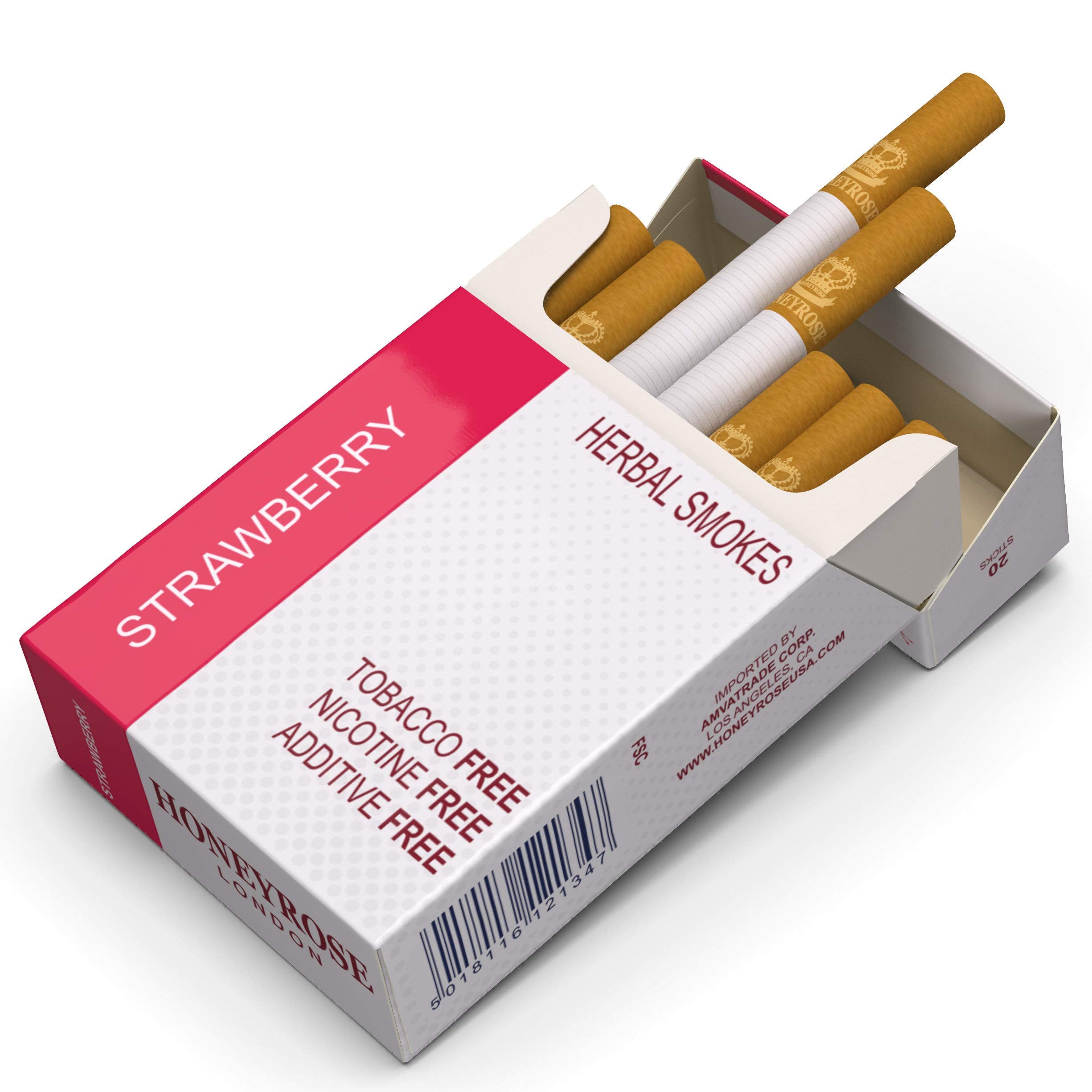 Honeyrose sticks en primer plano para ver tamaño y punta filtrante utilizable