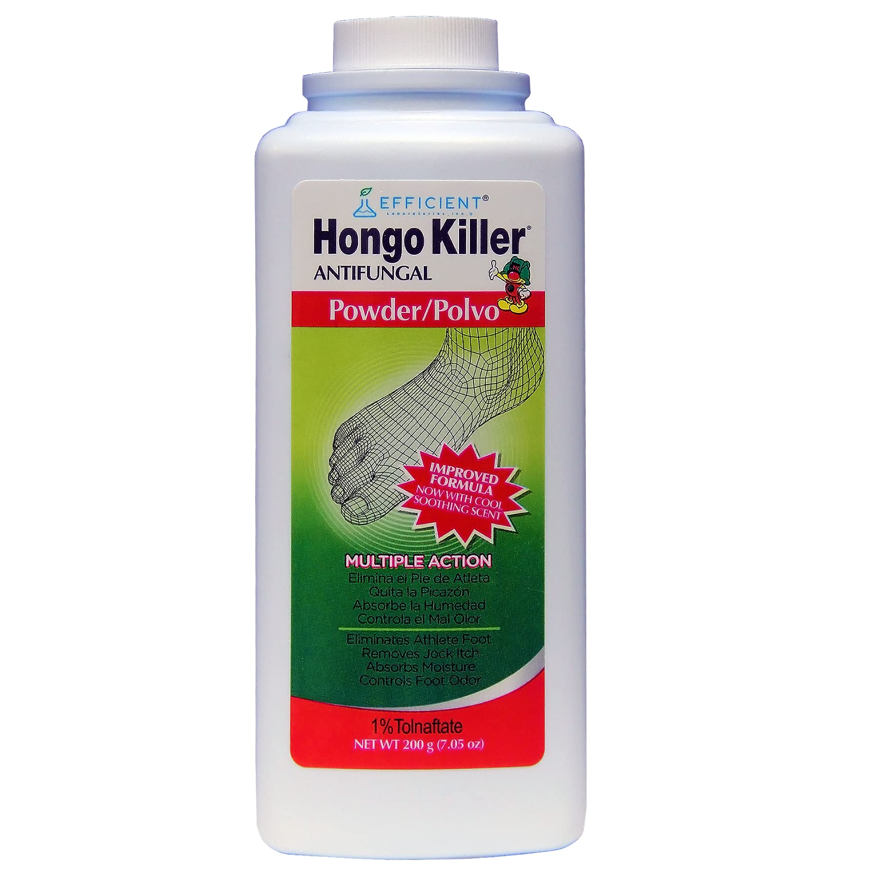 HONGO KILLER envase frontal mostrando etiqueta y beneficios visuales