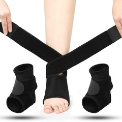 Honoson tobillera frontal pack de dos mostrando diseño negro y ajuste cómodo