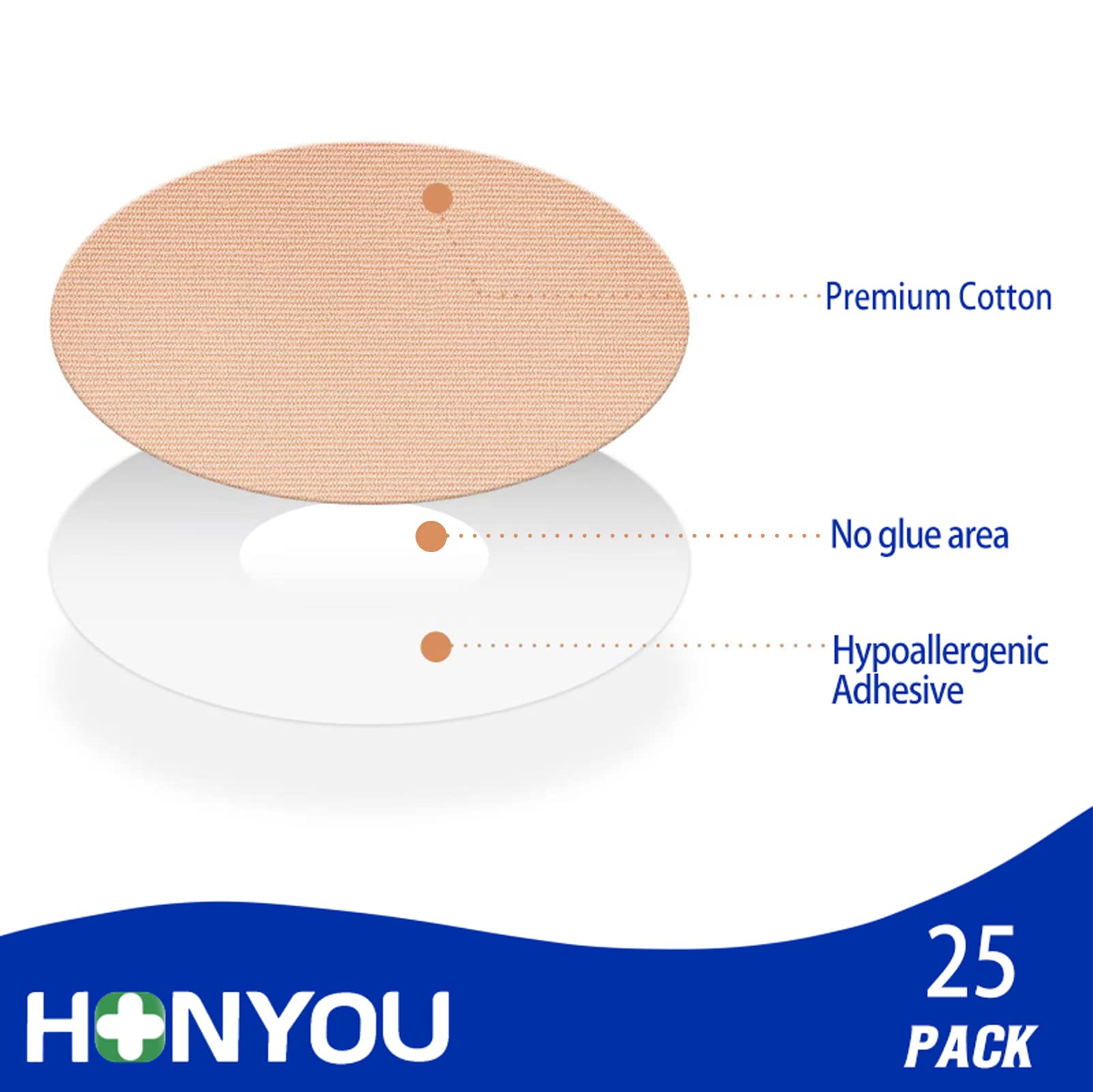 HONYOU parche aplicado en brazo durante actividad física con sujeción