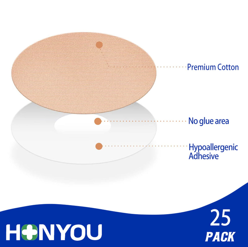 HONYOU parche aplicado en brazo durante actividad física con sujeción