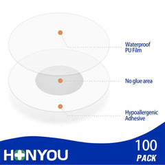 HONYOU parche en piel primer plano cómodo y flexible para piel sensible