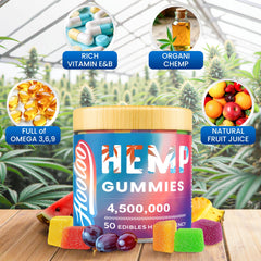 HOOLOO envase abierto con gominolas visibles, beneficio conveniencia diaria