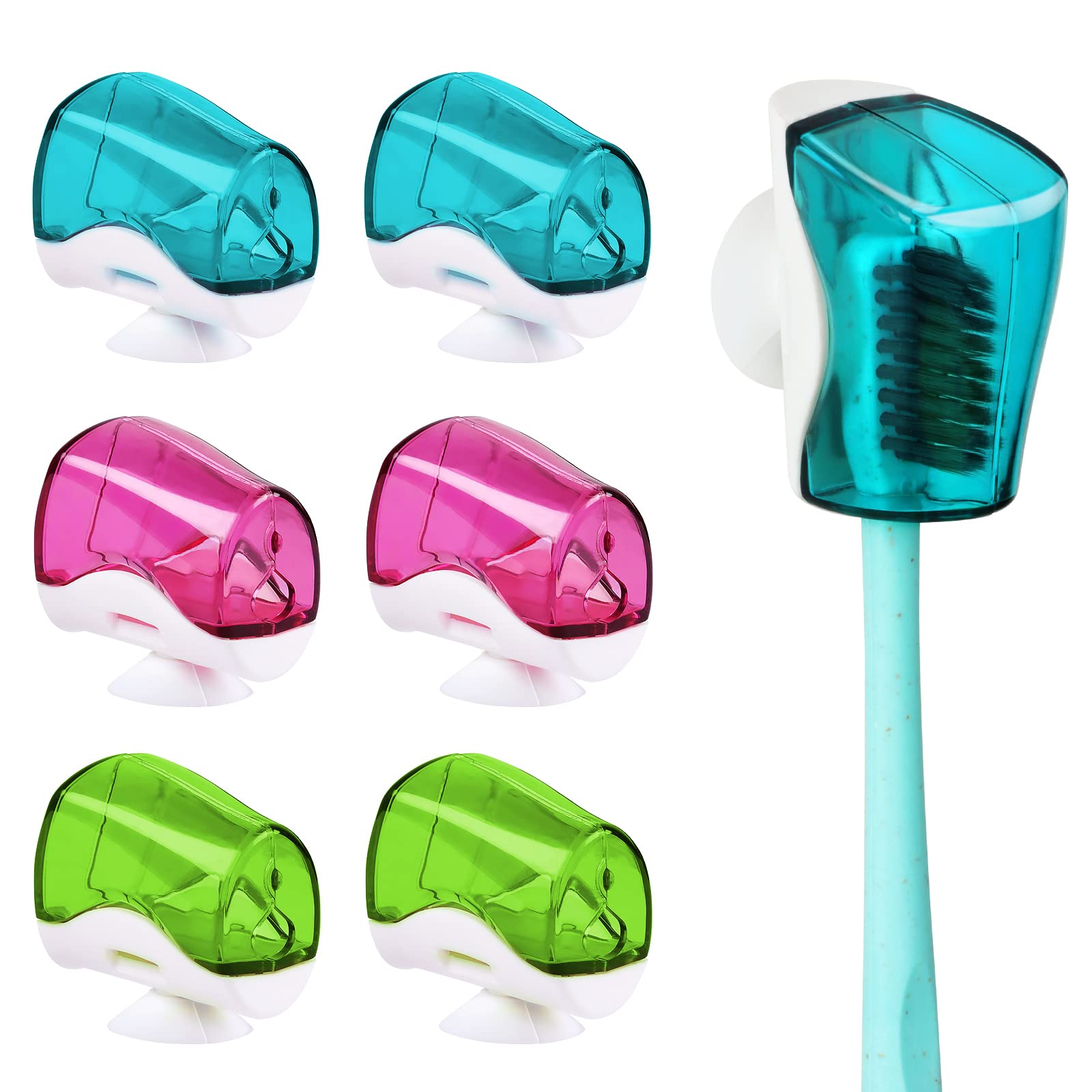Hooqict pack de 6 fundas frontal con colores identificables y protección
