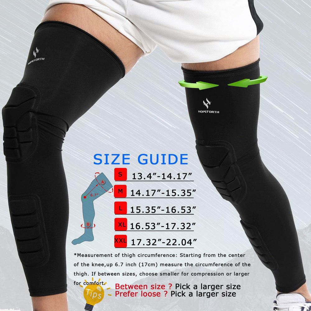 HOPEFORTH primer plano del acolchado EVA en la rodilla para mayor protección
