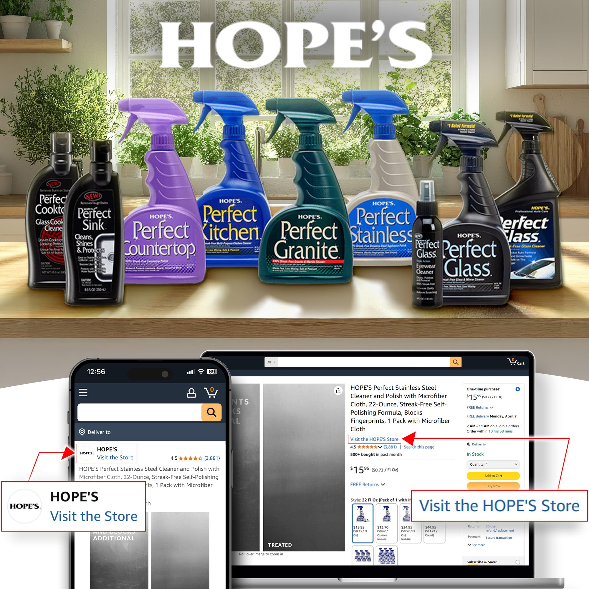 HOPE'S botella colocada en bolso de viaje para uso cotidiano y movilidad