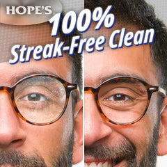 HOPE'S aplicación del spray en gafas de sol para limpieza rápida y eficaz