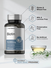 Horbäach softgels dentro de botella indicando cantidad y conservación