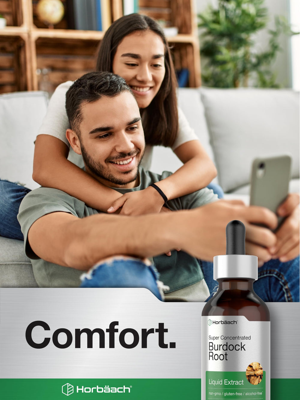 Horbäach etiqueta con ingredientes claros y confianza de calidad