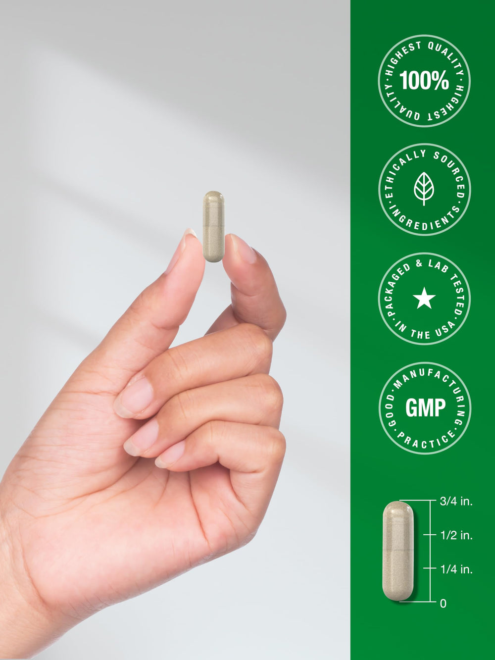 Horbäach cápsulas distribuidas sobre mesa, evidencia de cantidad y contenido