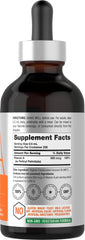 Horbäach detalle de etiqueta indicando vitamina A y MCT orgánico