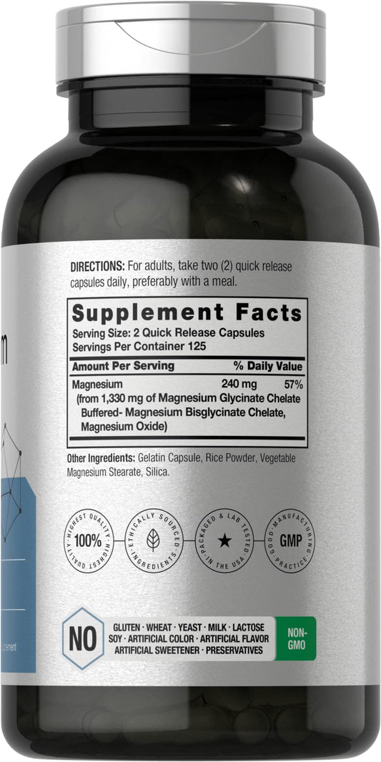 Horbäach etiqueta en detalle destacando pureza y contenido de 1330 mg