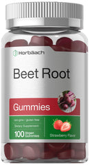 Horbäach frasco delante mostrando 100 gomitas y diseño del envase, facilita identificación rápida
