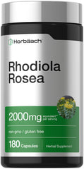 Horbäach frasco frontal mostrando 180 cápsulas y etiqueta clara