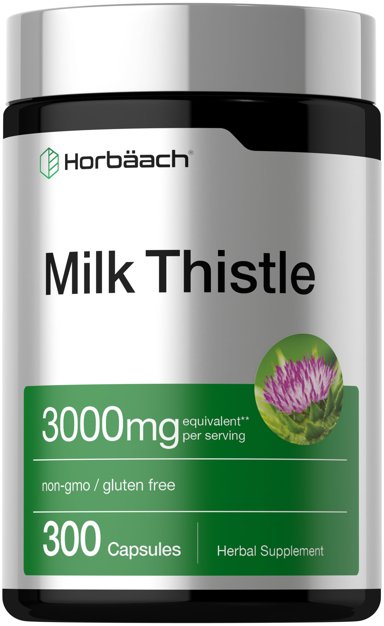 Horbäach frasco frontal mostrando etiqueta y beneficio de pureza
