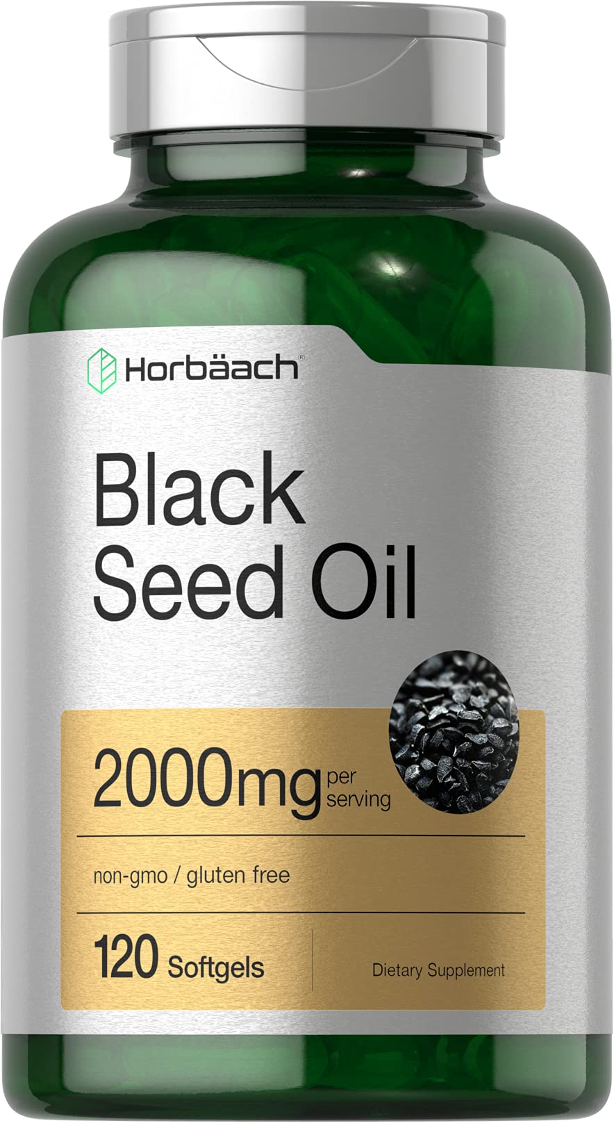 Horbäach envase frontal mostrando 120 cápsulas, imagen informativa de producto