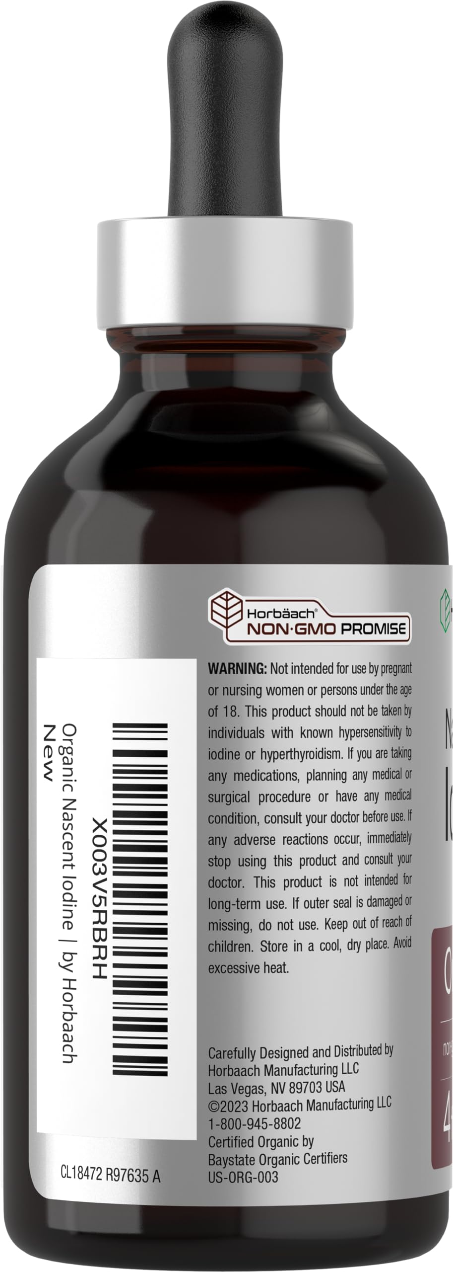 Horbäach gotas en cuentagotas listos para dosificar, precisión en cada toma