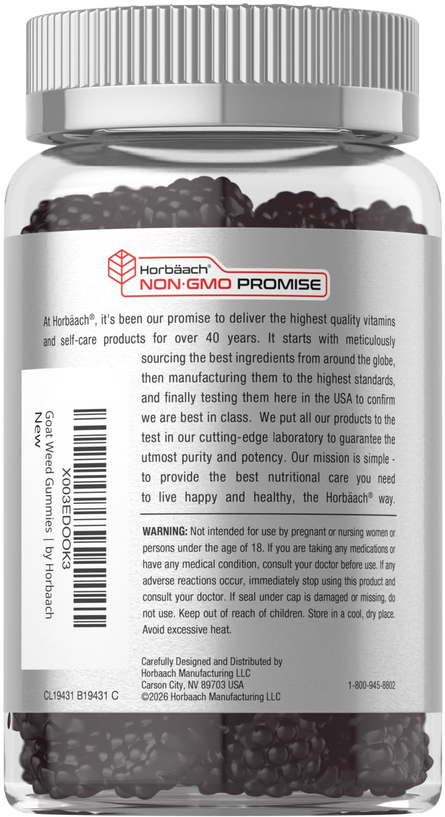 Horbäach etiqueta de ingredientes claridad y trazabilidad