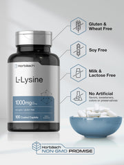 Horbäach etiqueta nutricional legible con 1.000 mg por comprimido