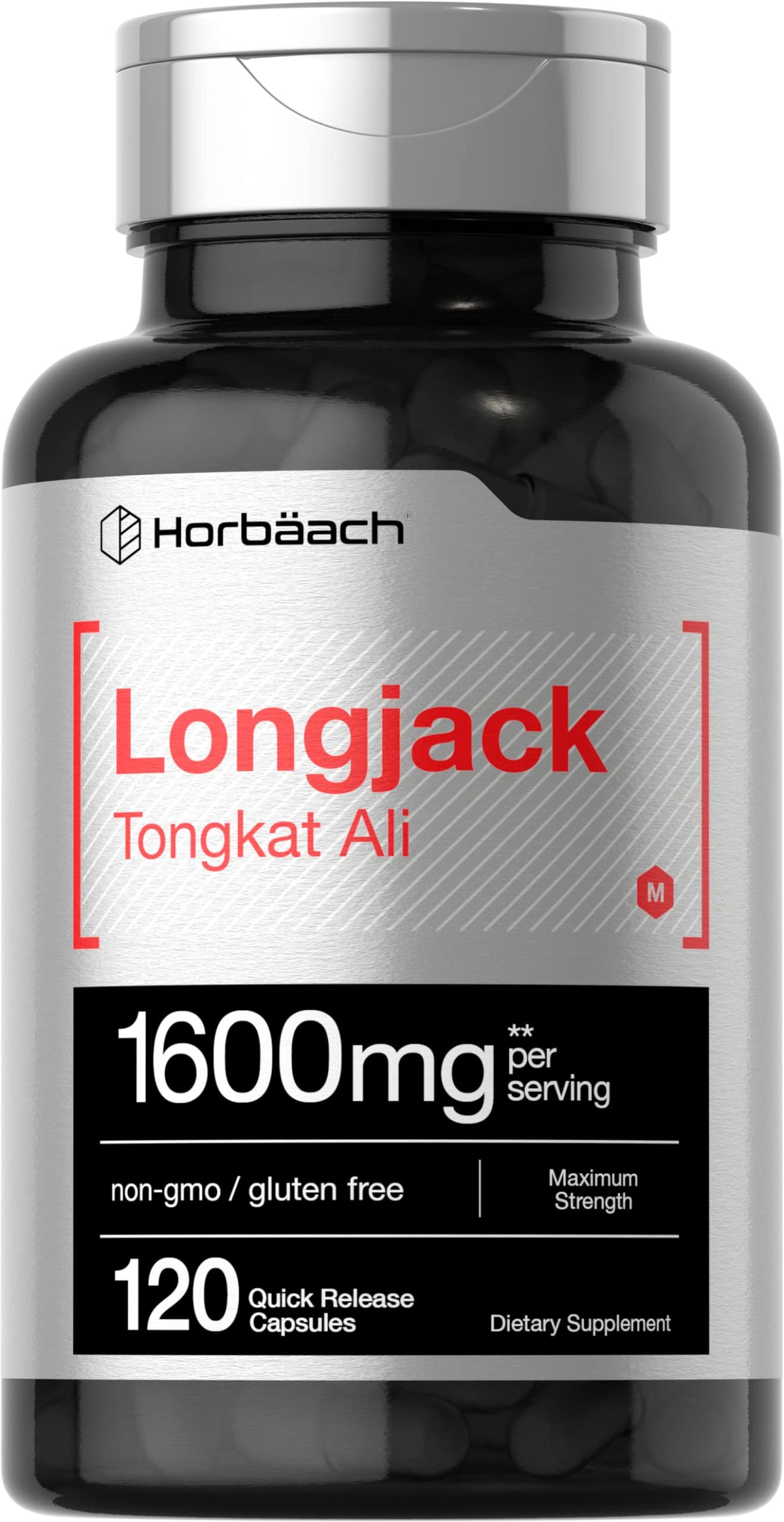 Horbäach envase frontal mostrando 120 cápsulas y claridad de dosificación