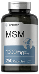 Horbäach frasco frontal mostrando 250 cápsulas y claridad de producto