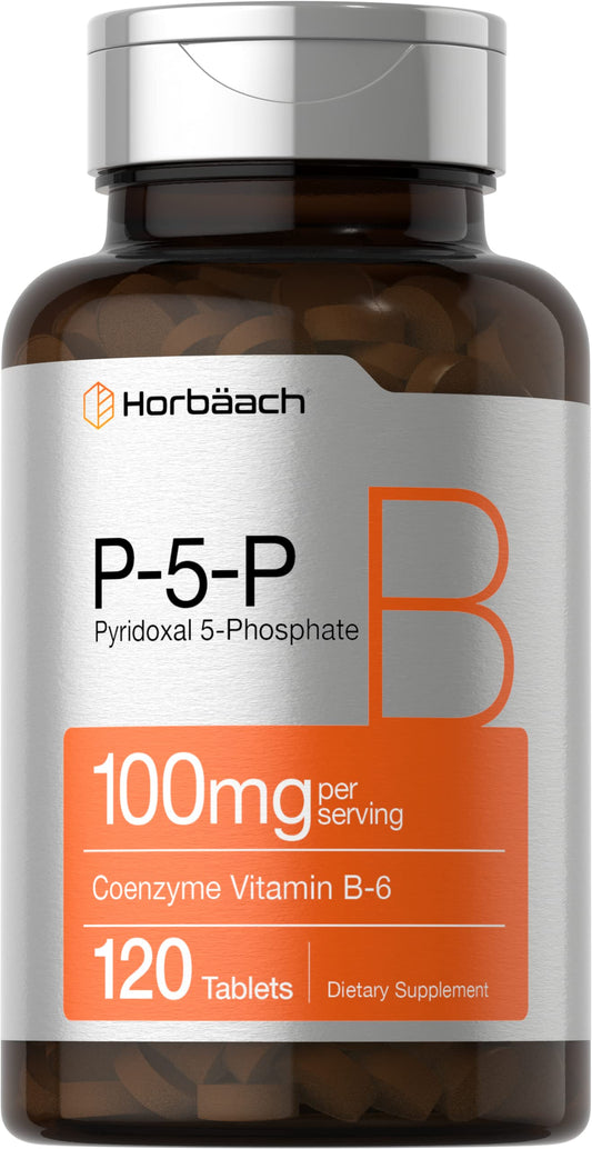 Horbäach frasco frontal mostrando 120 tabletas y claridad de etiqueta
