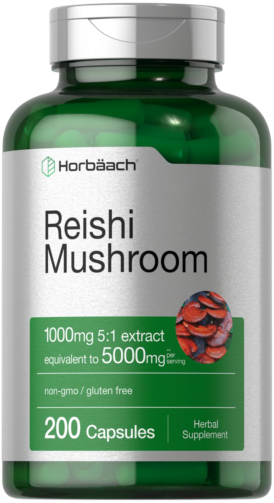 Horbäach envase frontal mostrando 200 cápsulas y claridad del producto
