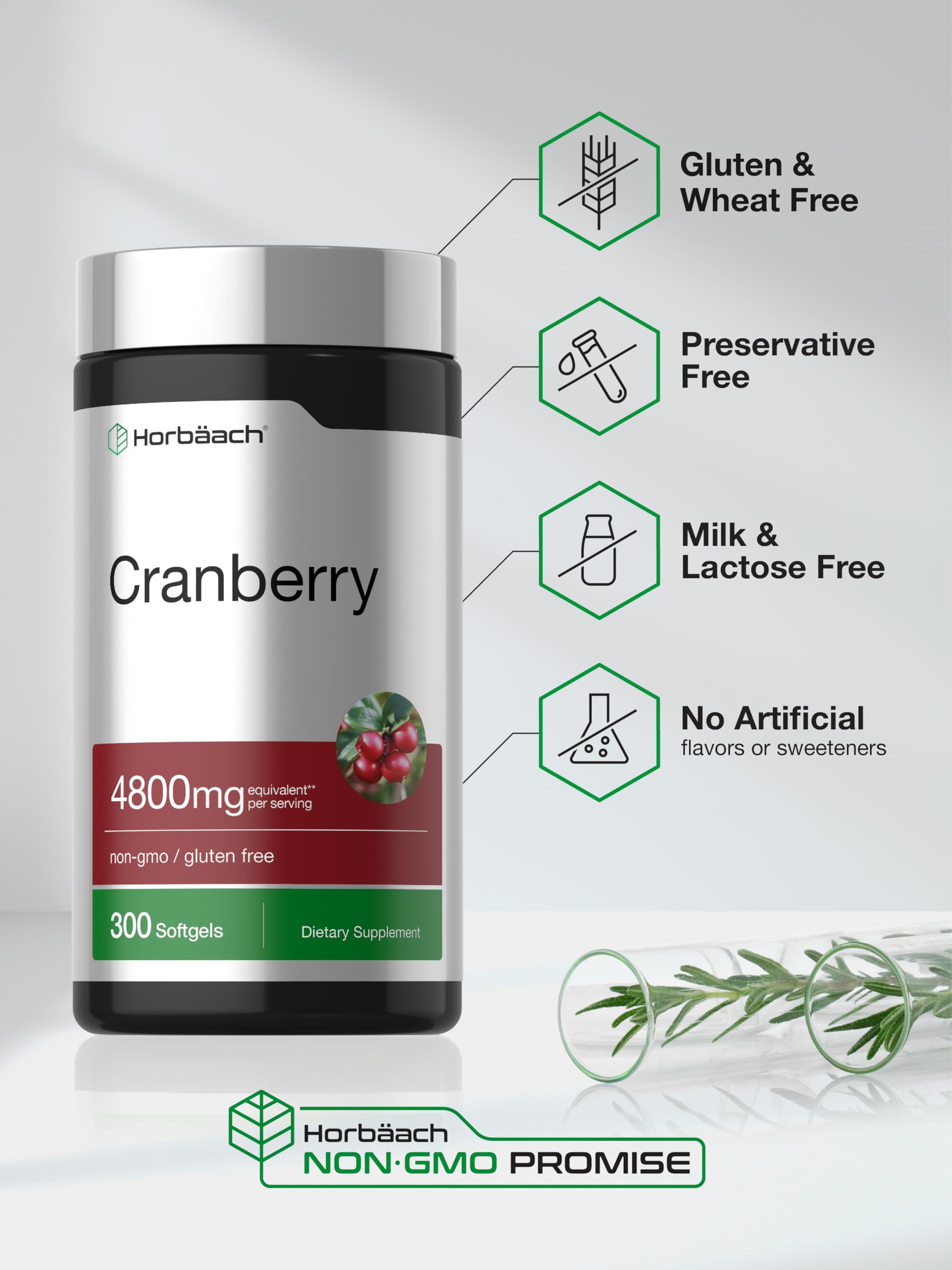 Horbäach softgels desplegados mostrando color y forma uniforme