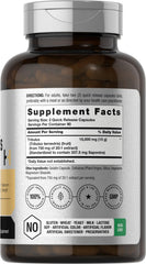 Horbäach etiqueta lateral con información nutricional y pureza verificada para confianza