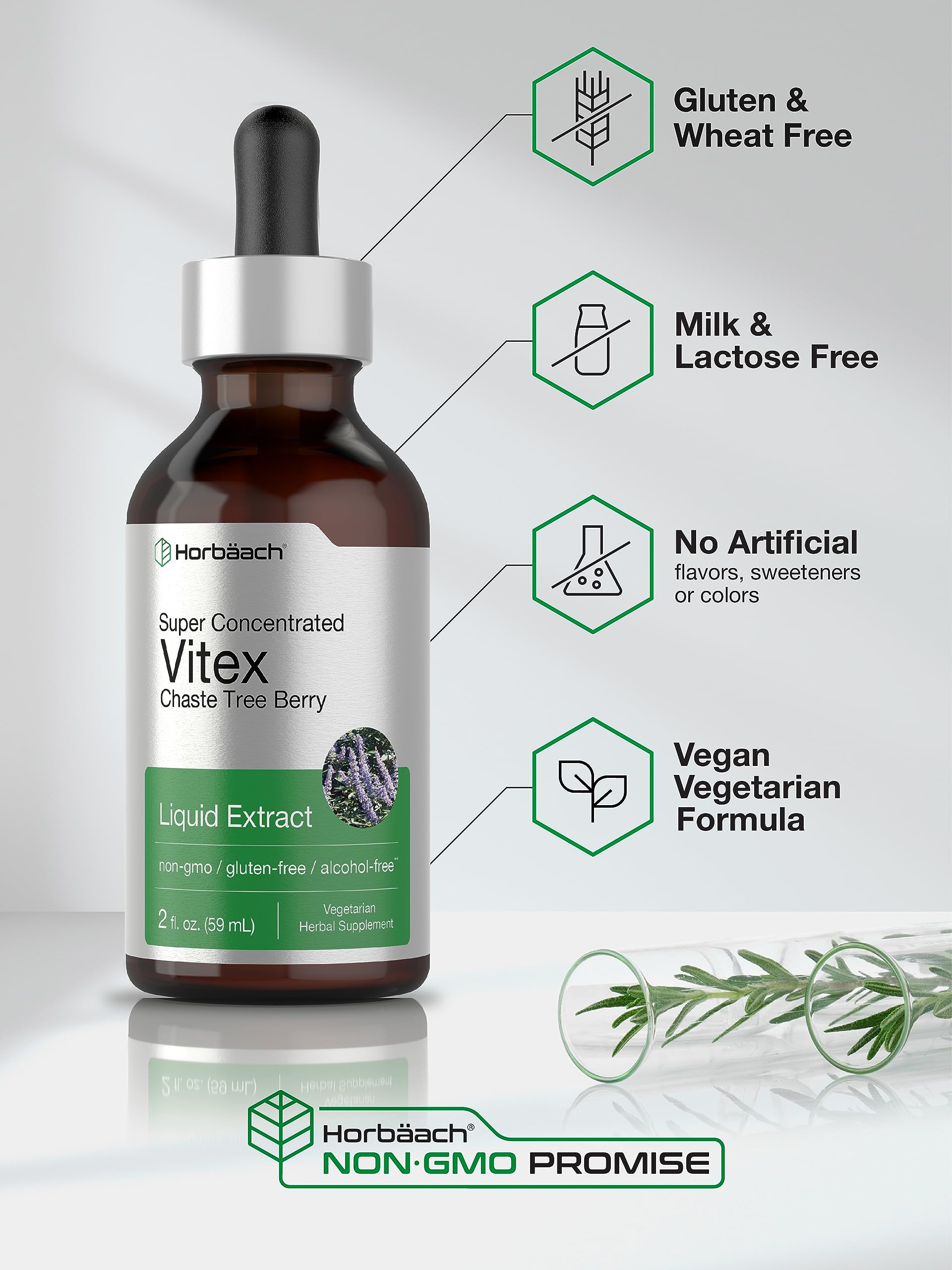 Horbäach frutos de vitex en detalle ilustrando origen botánico y naturalidad