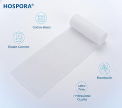 Hospora textura del algodón mostrando superficie uniforme y resistente