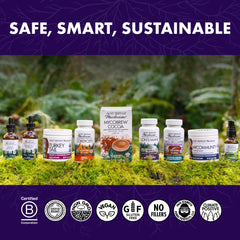Host Defense producto en ambiente de bienestar que sugiere rutina diaria