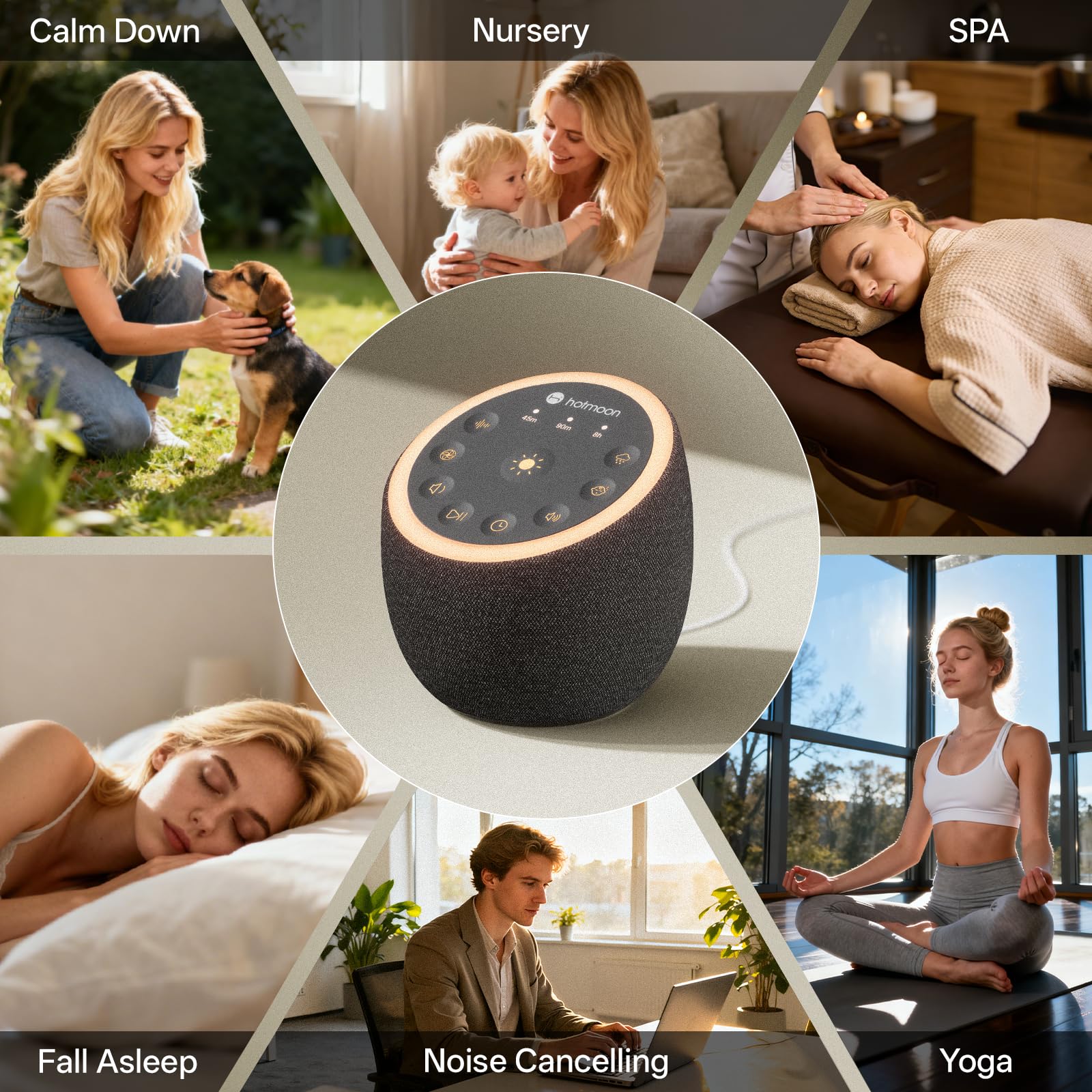 Hotmoon Cocoon 2 junto a un teléfono para comparar tamaño compacto