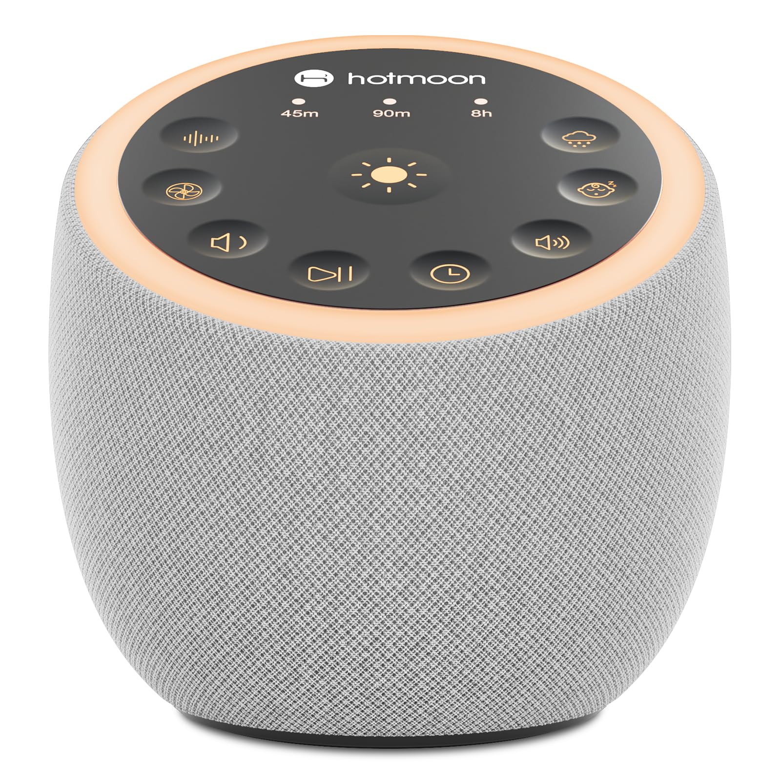 Hotmoon Cocoon 2 vista frontal mostrando diseño compacto y botones, mejora descanso