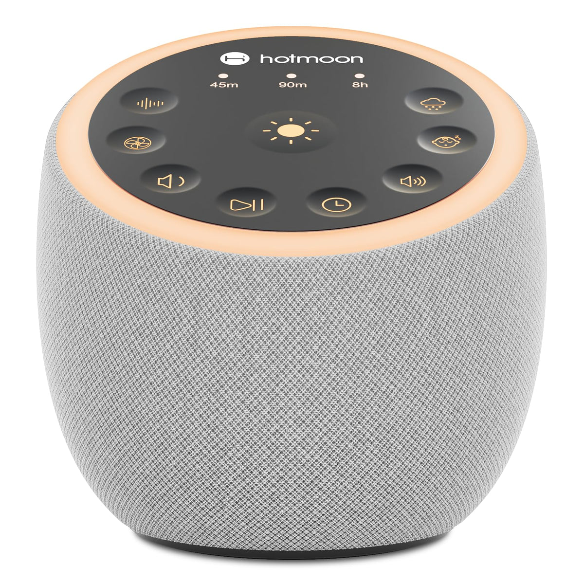 Hotmoon Cocoon 2 vista frontal mostrando diseño compacto y botones, mejora descanso