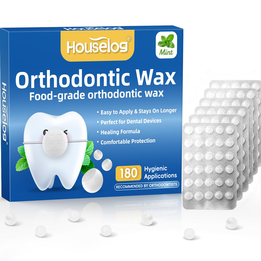 Houselog frente del envase con 180 puntos, almacenamiento compacto y práctico
