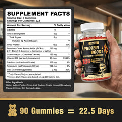 Hovika tabla nutricional detallada mostrando 10 g proteína por porción