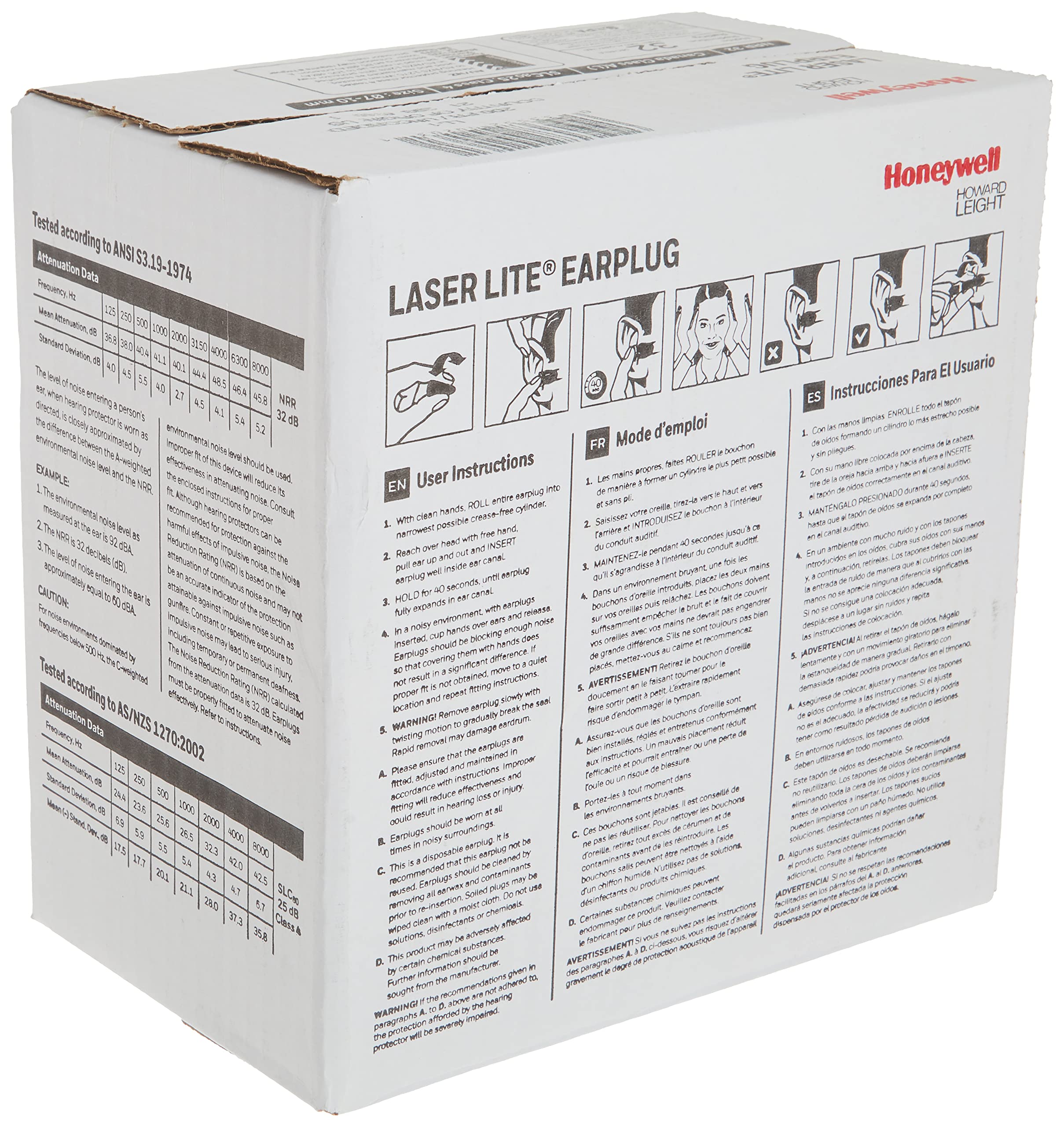 Howard Leight pares empaquetados en polybag listos para reparto