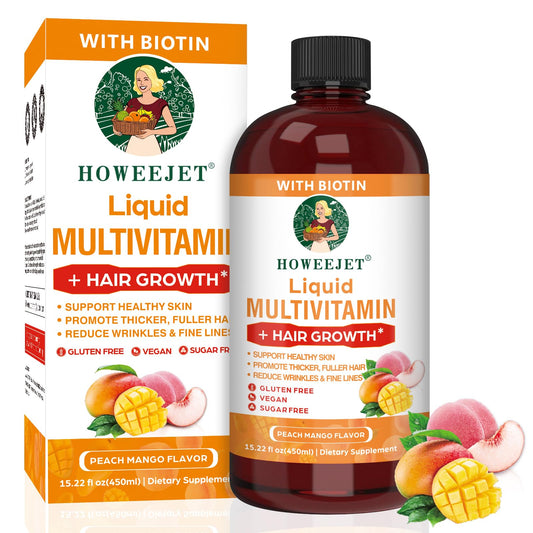 HOWEEJET licuado para cabello, vertido desde la botella, apoyo diario a la salud capilar