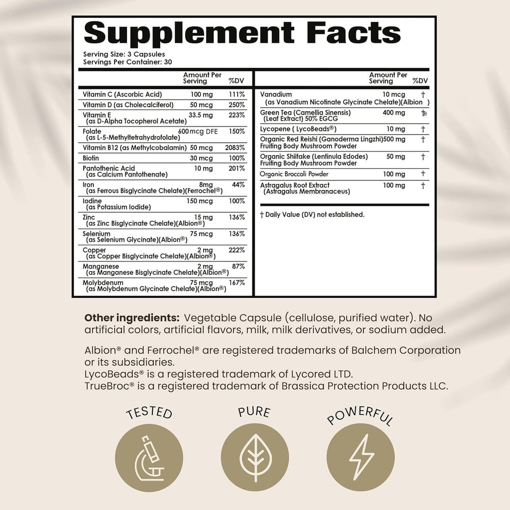 HPD Rx PAPCLEAR etiqueta con lista de ingredientes para transparencia y confianza