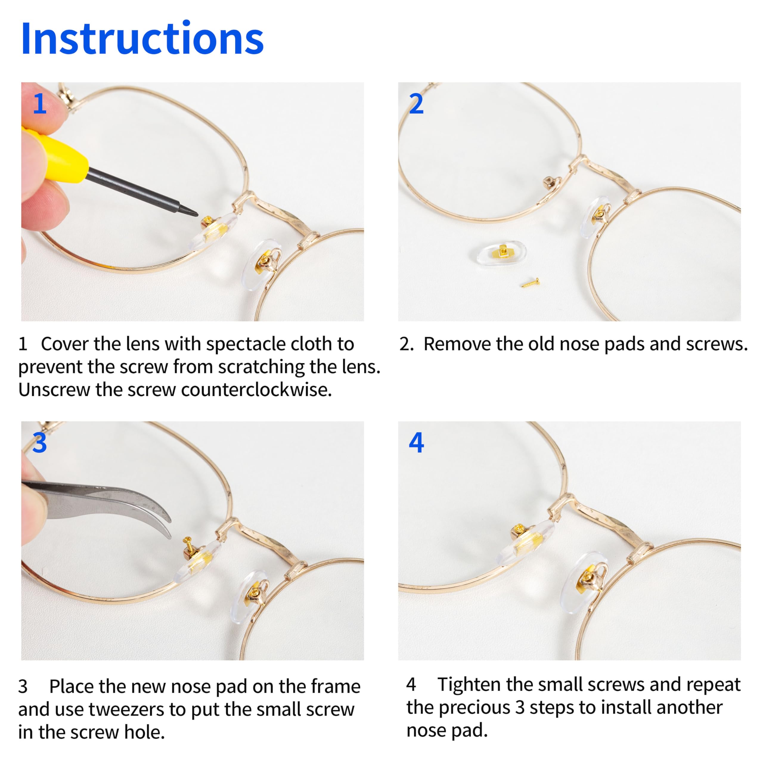 HQVOIC reparación de gafas en mano para arreglo rápido y fácil