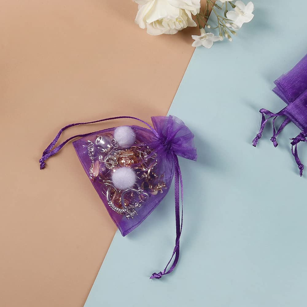 HRX Package bolsa organza con lazo para regalo, presentación lista